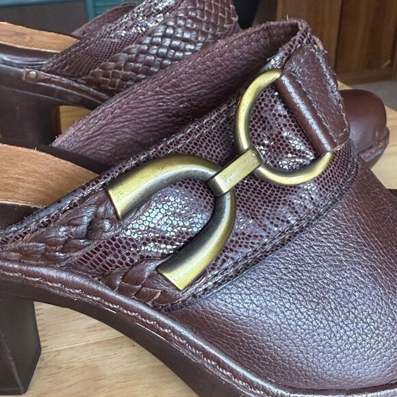 Nurture by Lamaze Brown Leather Mules - “Wyona” - Women’s Size 9.5 - Picture 2 of 8